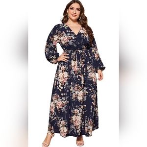 Floral Long Sleeve Dress